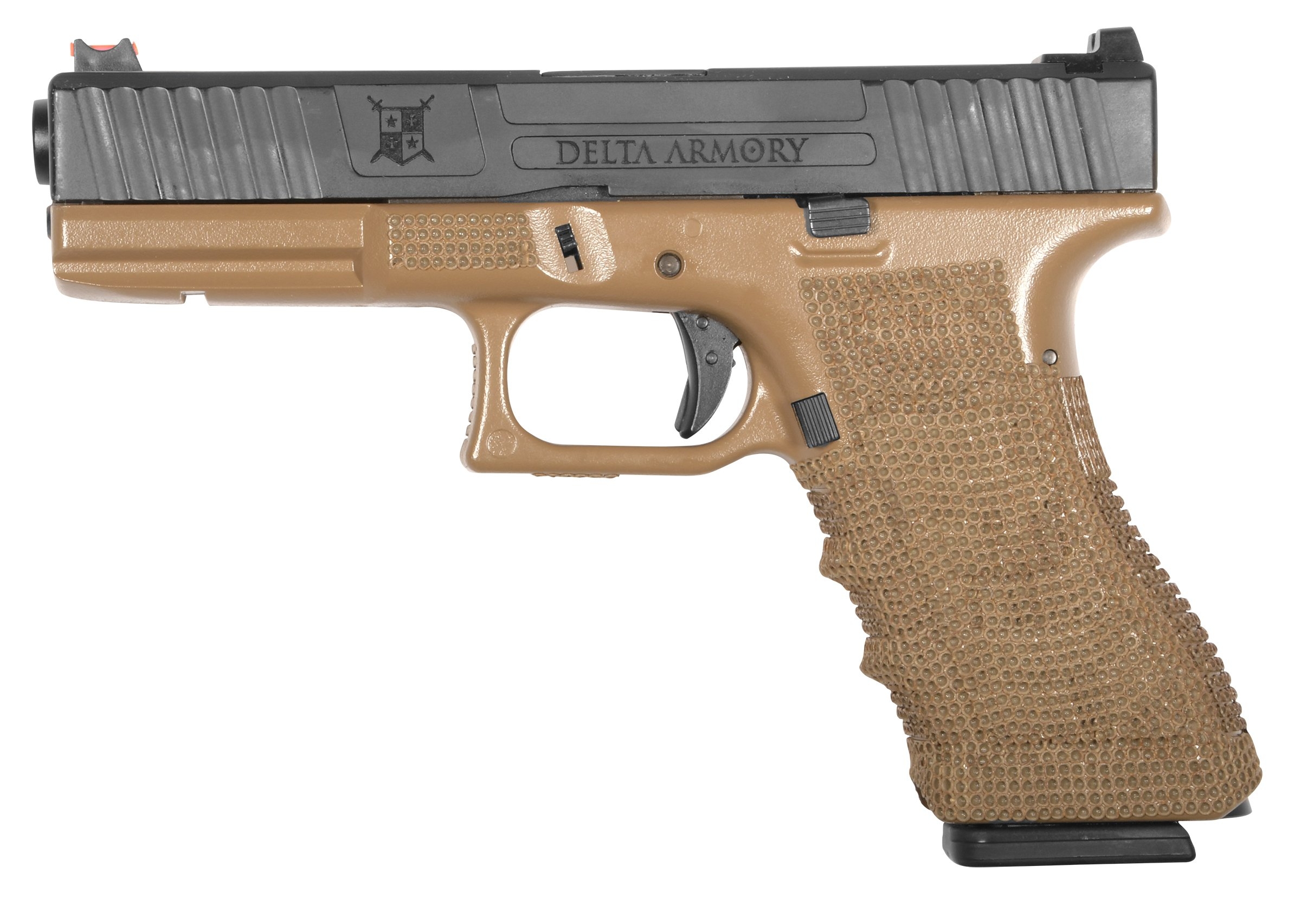 Delta Armory airsoftová pistole P04 GBB – Písková