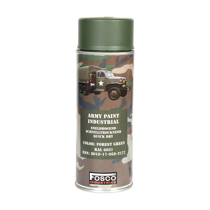 FOSCO - Barva ARMY ve spreji 400ml ZELENÁ LESNÍ