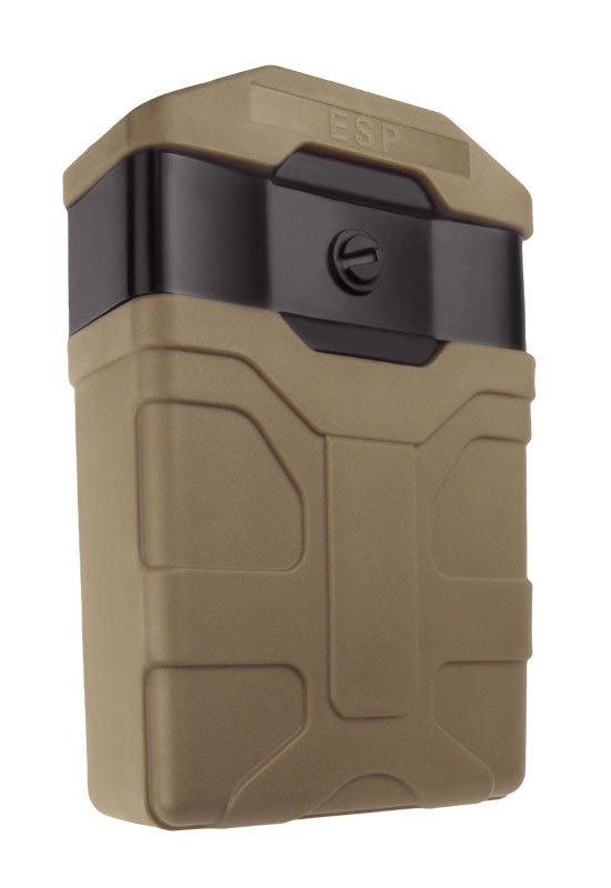 ESP rotační opaskové / MOLLE pouzdro na zásobník M4 / AR15 - Písková