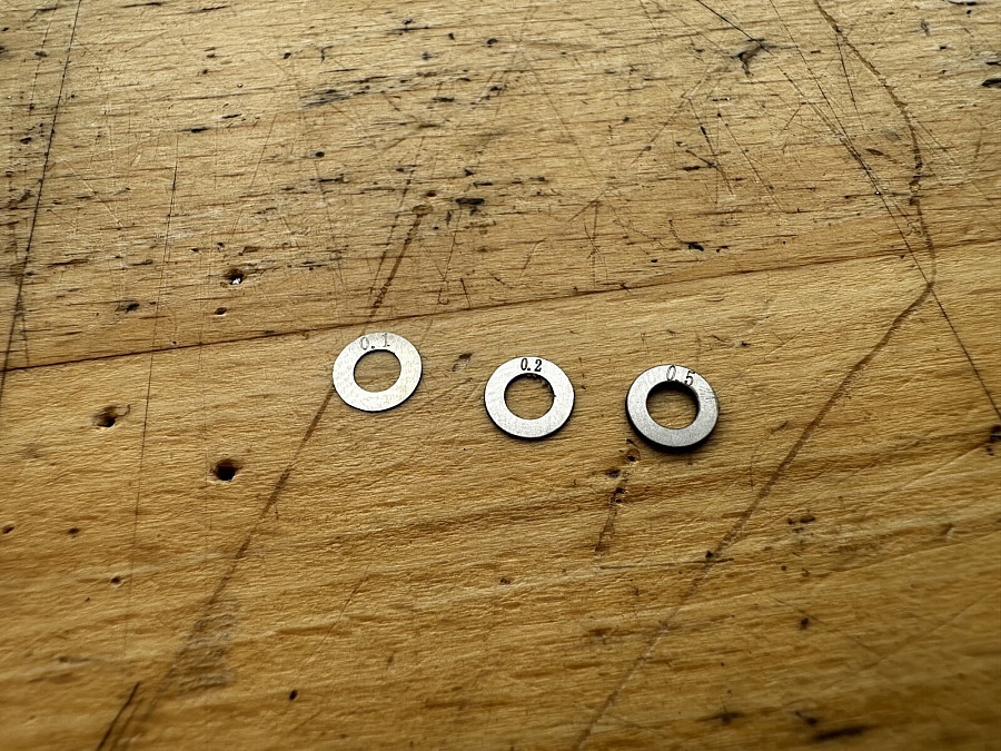 RetroArms RetroArms set vymezovacích podložek INOX  - 60 ks