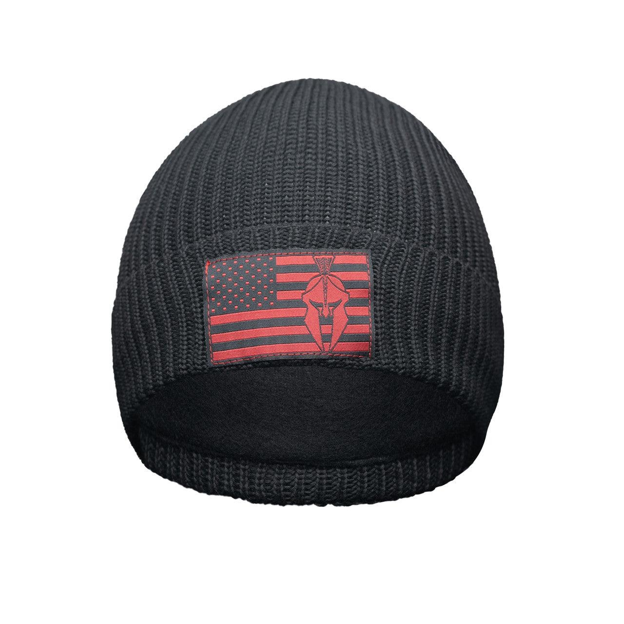 KRYPTEK čepice Flag Beanie, One Size - Černá