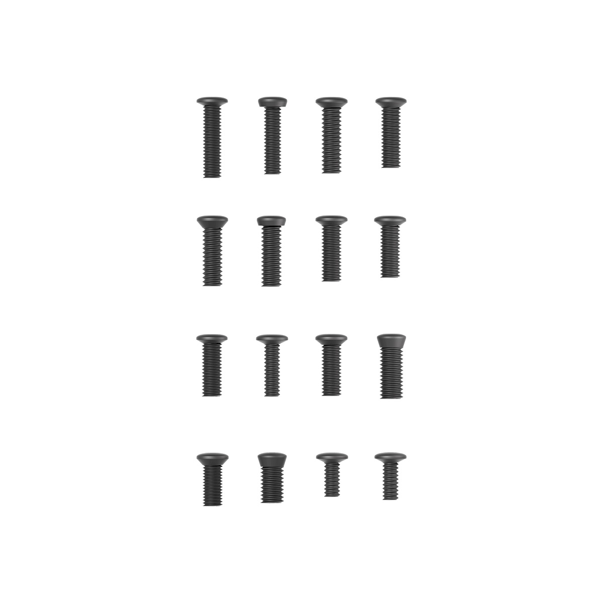 Vector Optics VO sada ocelových TORX šroubů 5.0 / 5.5 mm - 16 ks