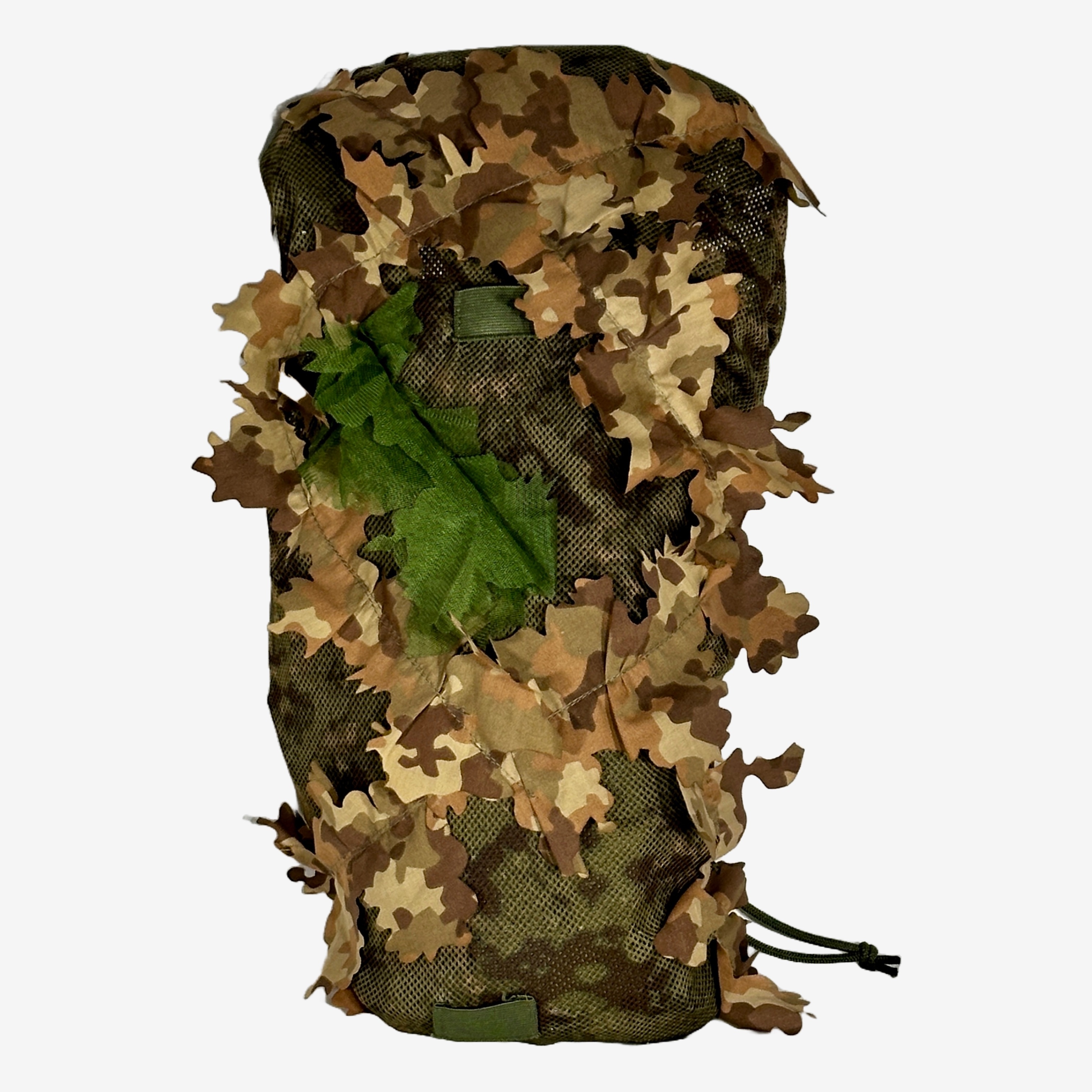 KMCS maskovací potah na batoh s 3D listy (S) – Next-Gen Brown