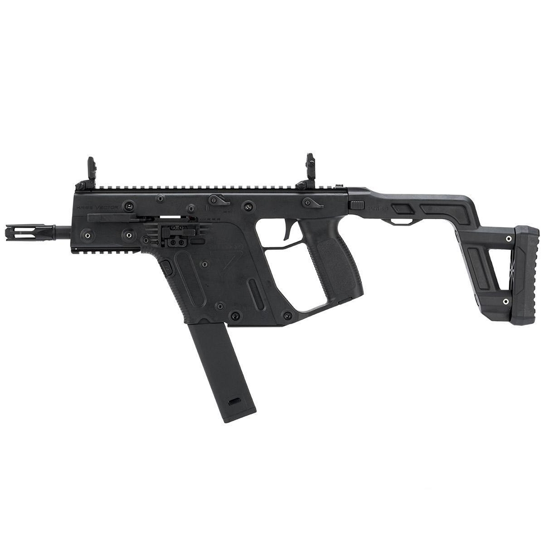 KRYTAC KRISS VECTOR SMG V2 AEG, sklopná pažba - Černá