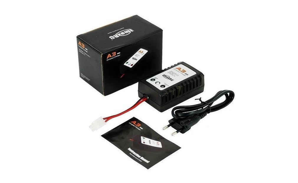 IMAX IMAX A3 univerzální nabíječka pro NiMH / NiCd baterie, malá Tamiya - Černá