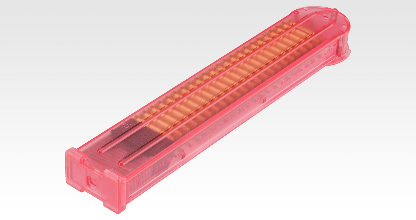 Tokyo Marui TM zásobník pro P90 LLENN, Gun Gale II, 300 BBs  - Růžová