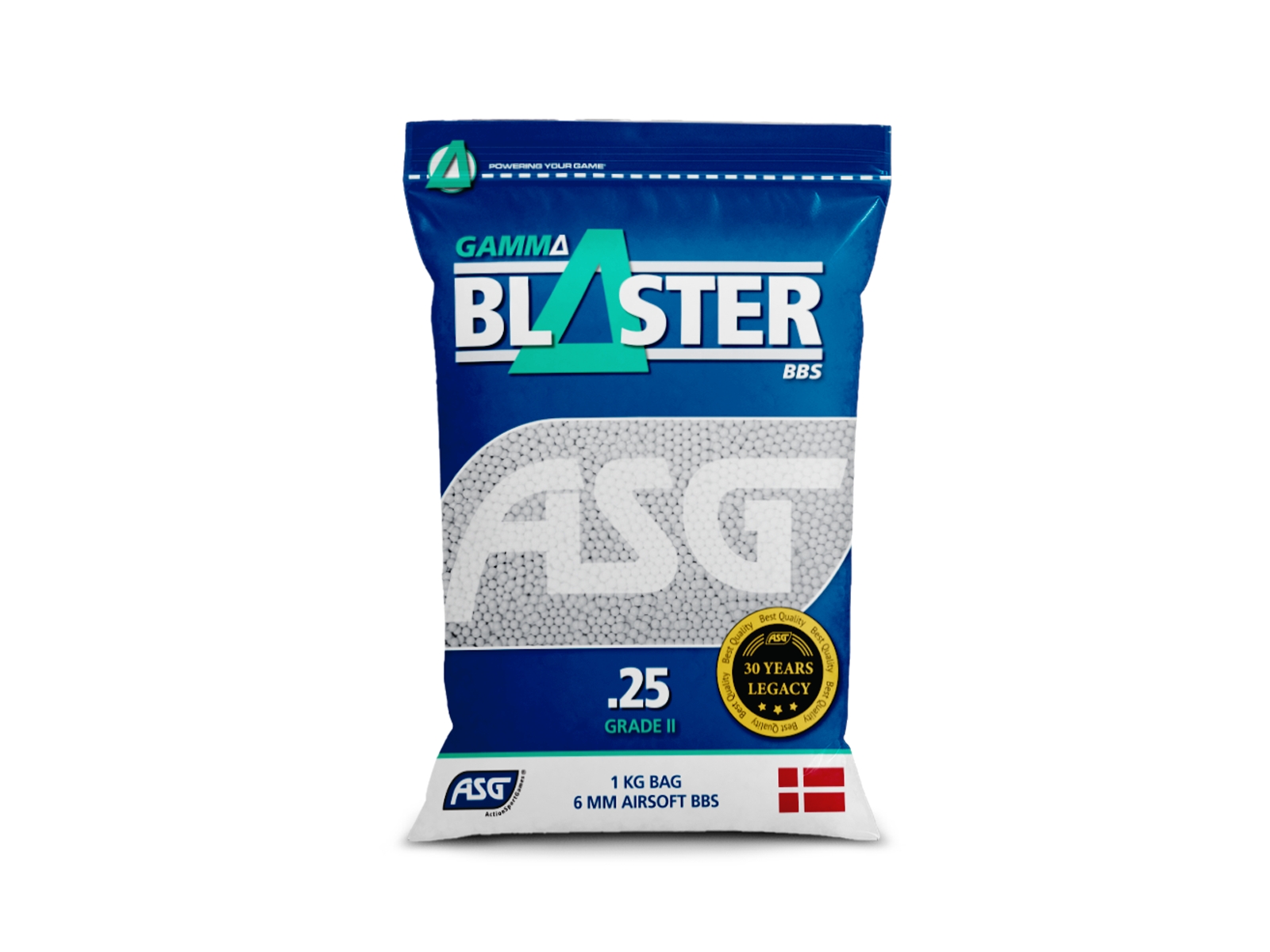 ASG ASG kuličky GAMMA Blaster 0,25g, 4000 BBs  - Bílá