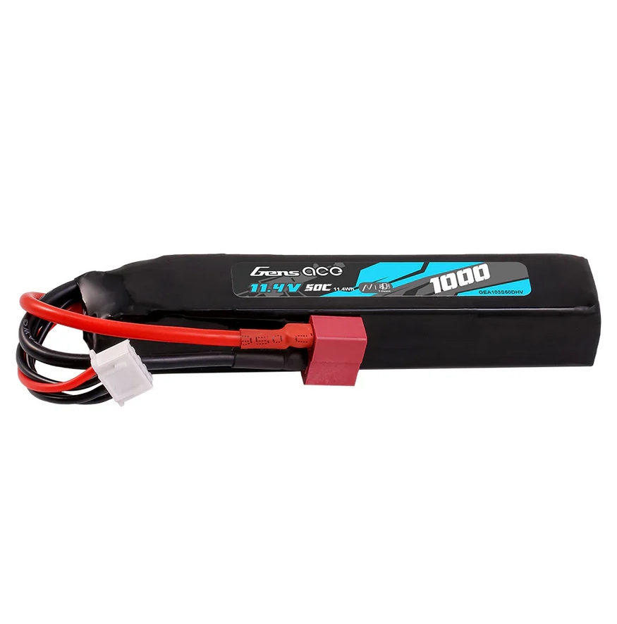 Gens ACE Li-Pol baterie HV 11,4V 1000mAh, 50C, T-Dean - Buffer stick