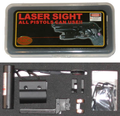Laserové ukazovátko L02 s montáží (box)