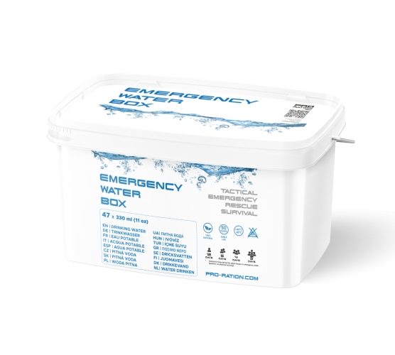 PRO-RATION nouzové balení vody EMERGENCY WATER BOX (47  × 330 ml)