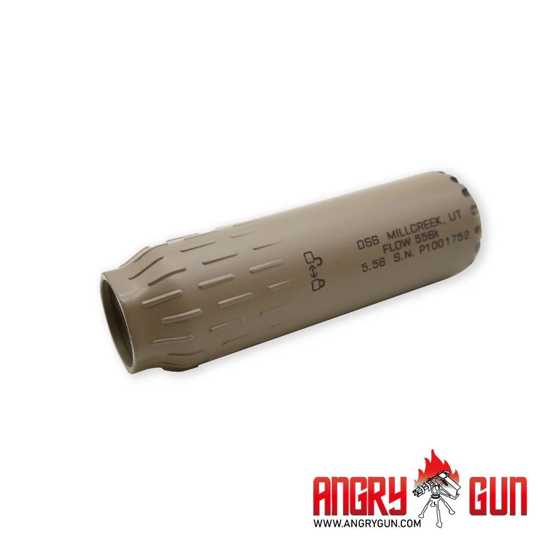 Angry Gun 3D tištěný ocelový tlumič FLOW 556K - Písková
