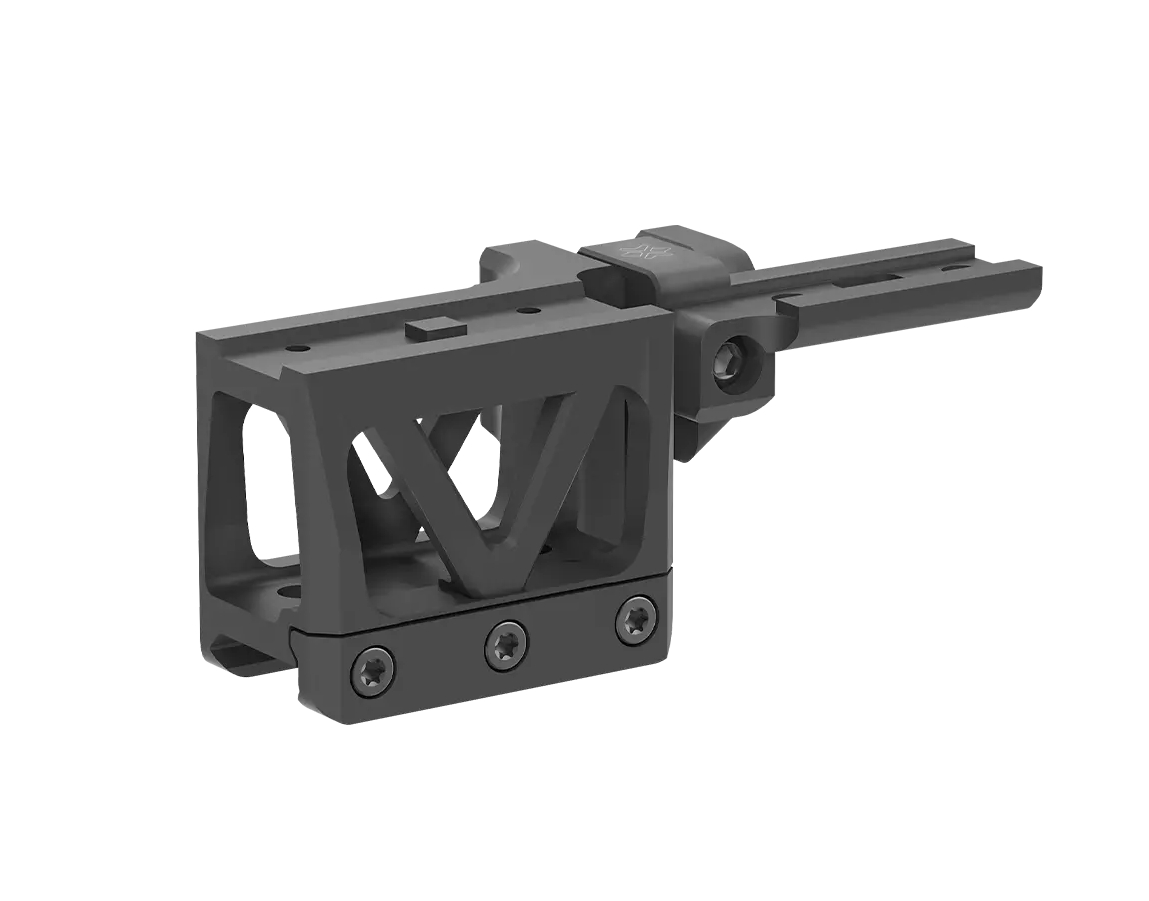 VO 1-dílná RIS základna pro kolimátor SCRAPPER a magnifier PARAGON - Černá