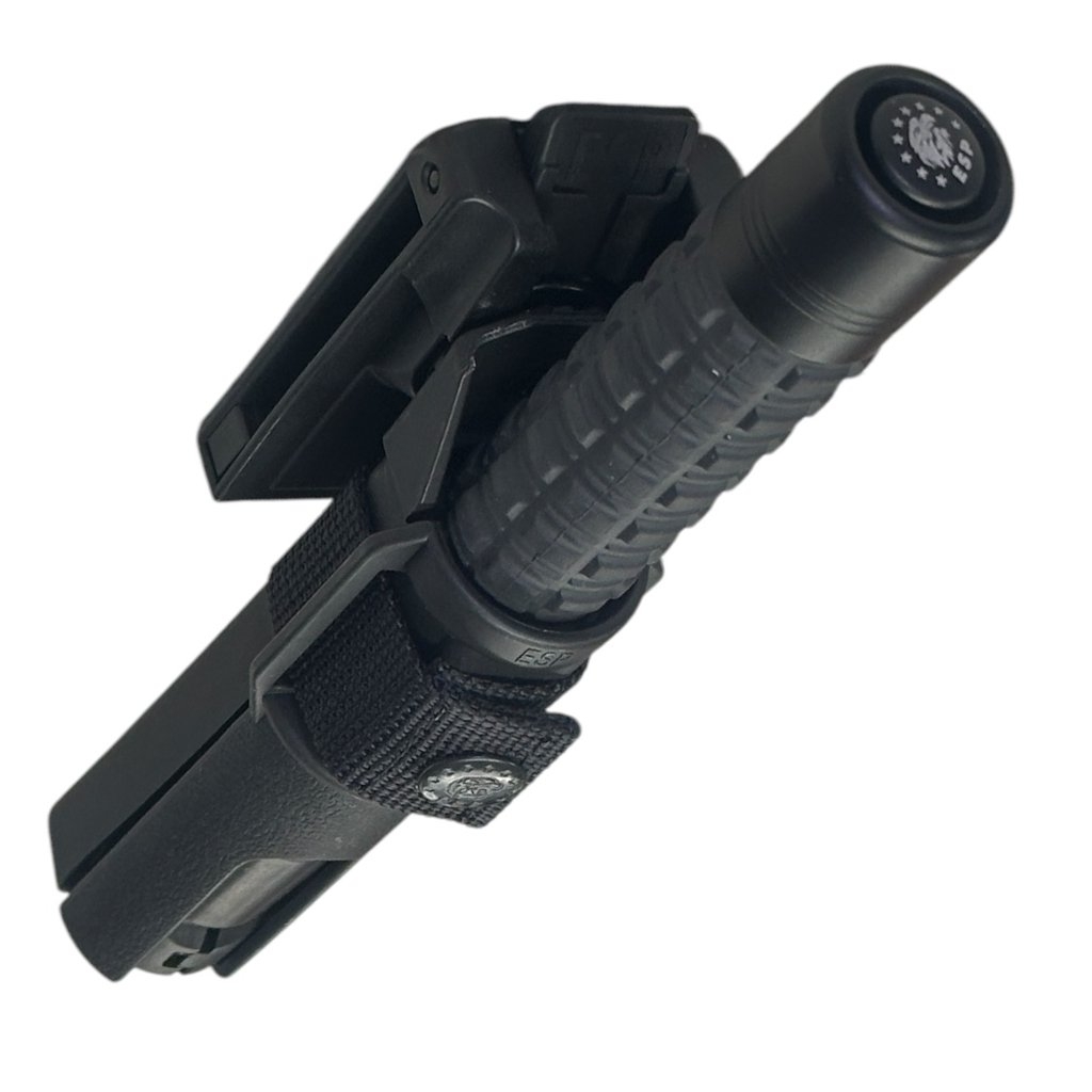 ESP ESP teleskopický kalený obušek 16" Easy Lock s pouzdrem - Černá