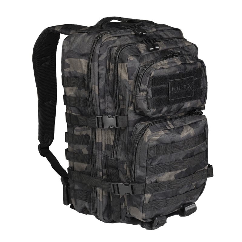 MIL-TEC batoh ASSAULT II, 36L (velký) – Dark Camo