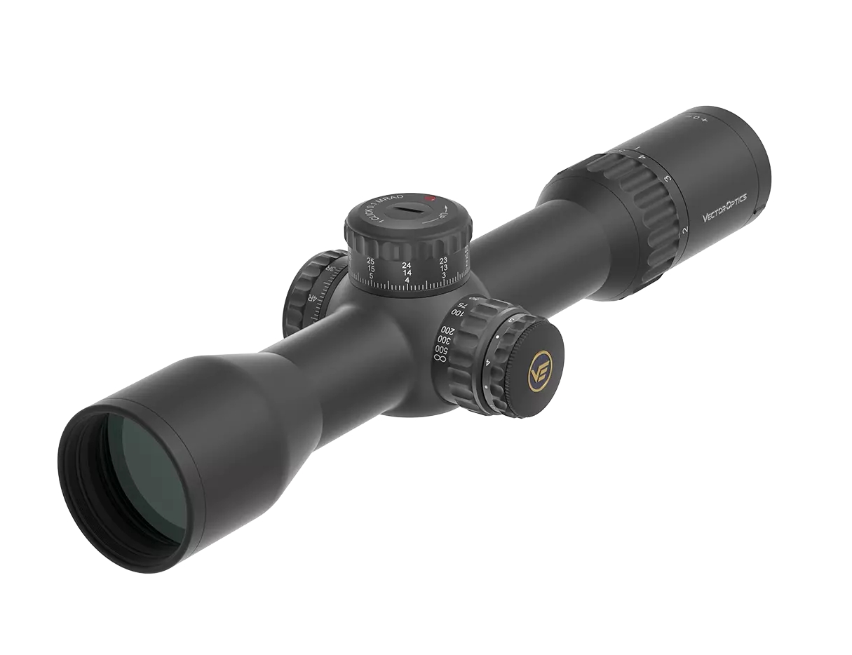 Vector Optics VO puškohled CONTINENTAL X6 2-12x44 CTR FFP, 34 mm - Černá