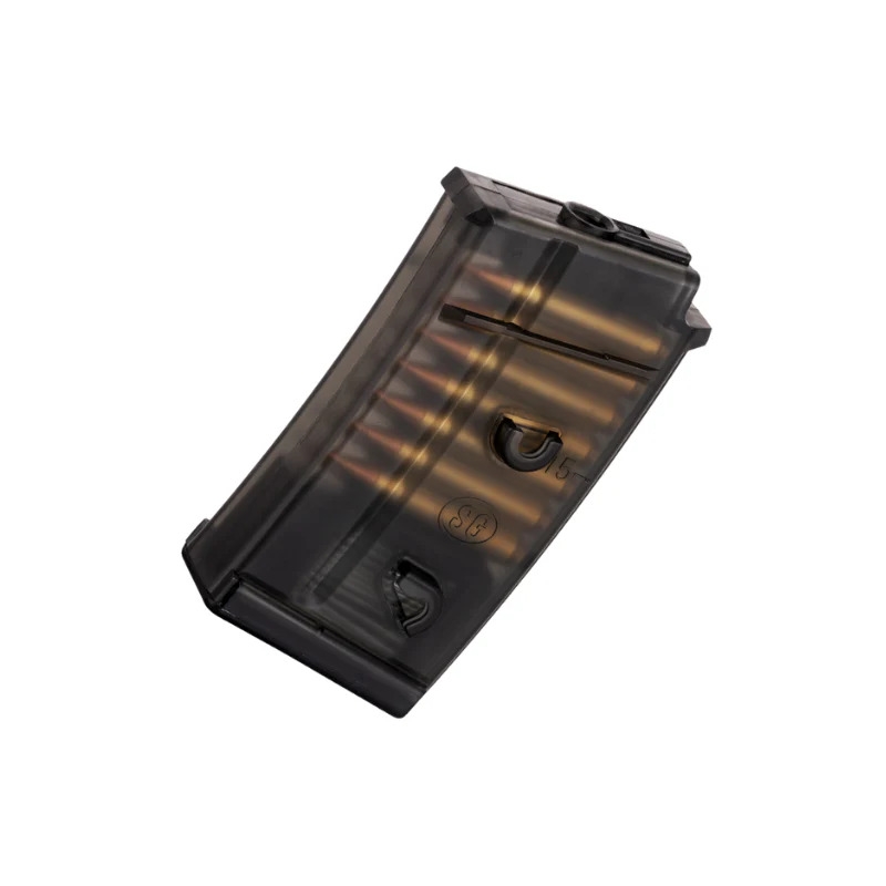 TM tlačný zásobník SG553 Plus, 40 BBs - Transparentní