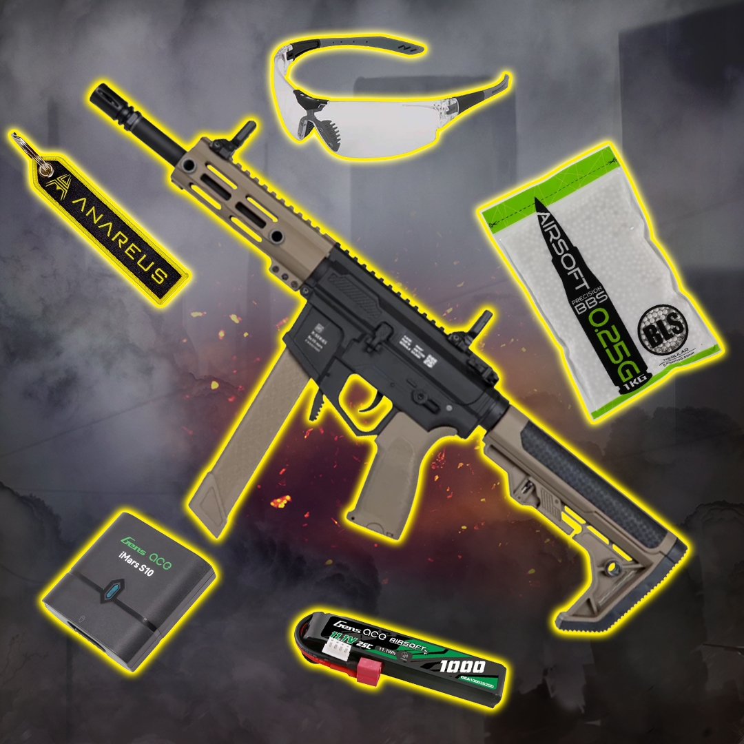 STARTER PACK set SA AR9 Light Ops Gen2 (SA-FX01 FLEX(TM) HAL(TM) ETU(TM)) – Černá / písková