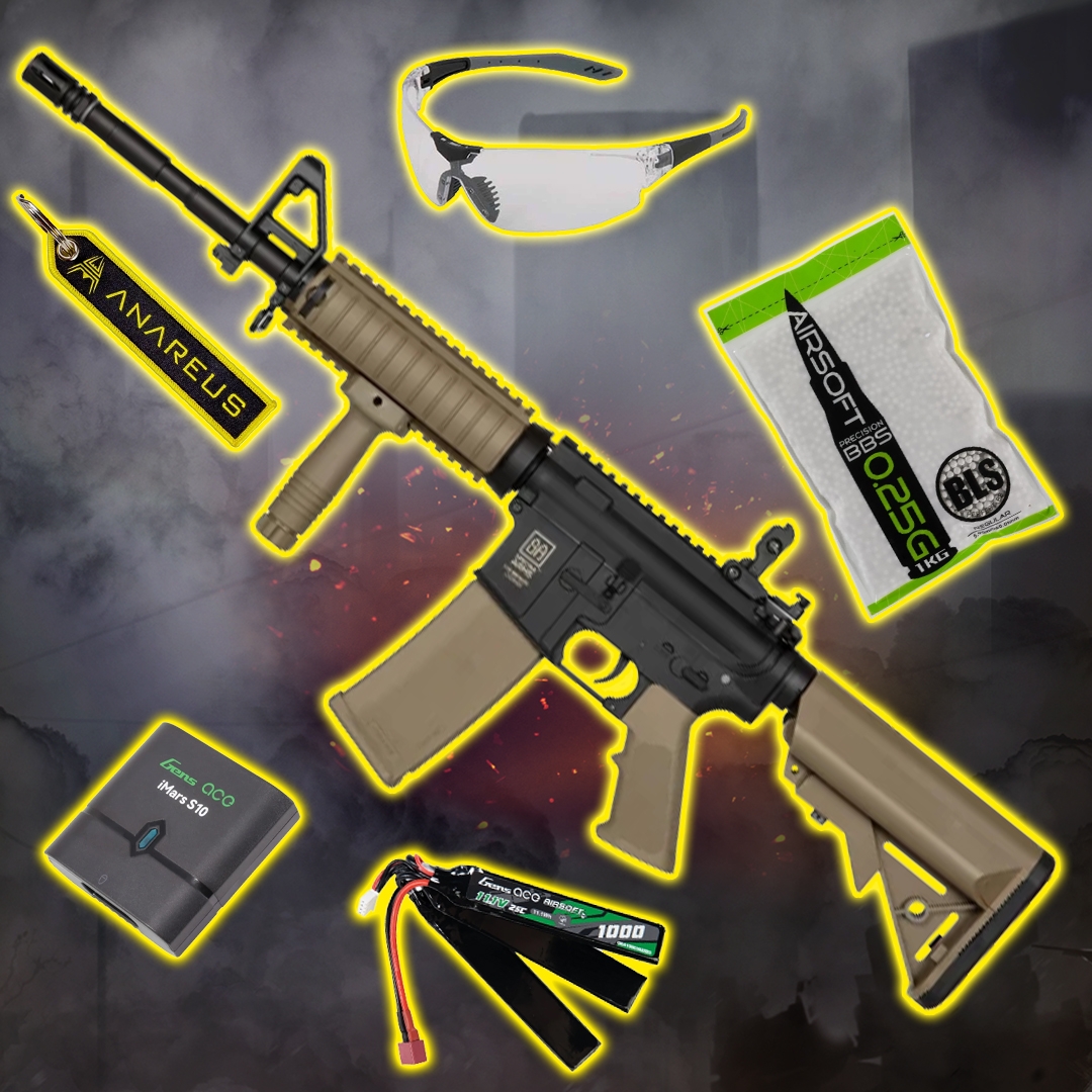 STARTER PACK set SA M4A1 RIS (SA-C03 CORE(TM) HAL ETU(TM)) - Černá / písková