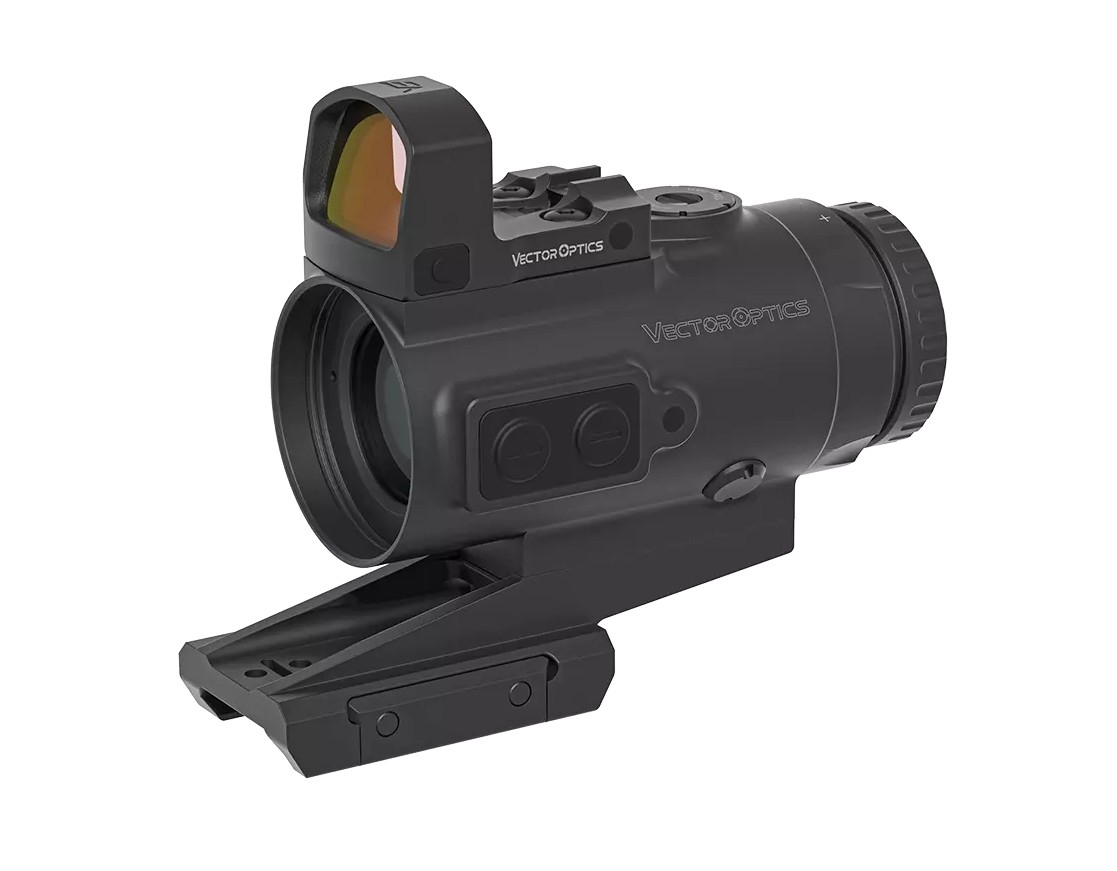 Vector Optics VO set PARAGON 4x24 Mini Prism a FRENZY 1x17x24 - Černá