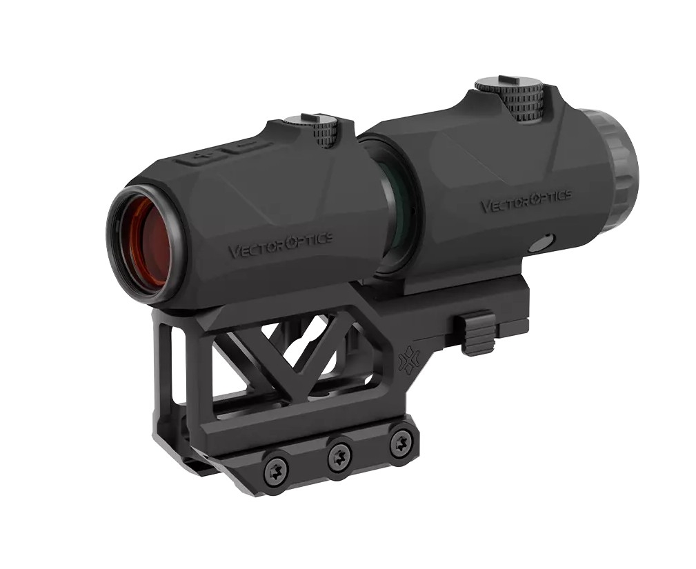 Vector Optics VO set kolimátoru a předsádky MAVERICK na 1-dílné RIS základně - Černá