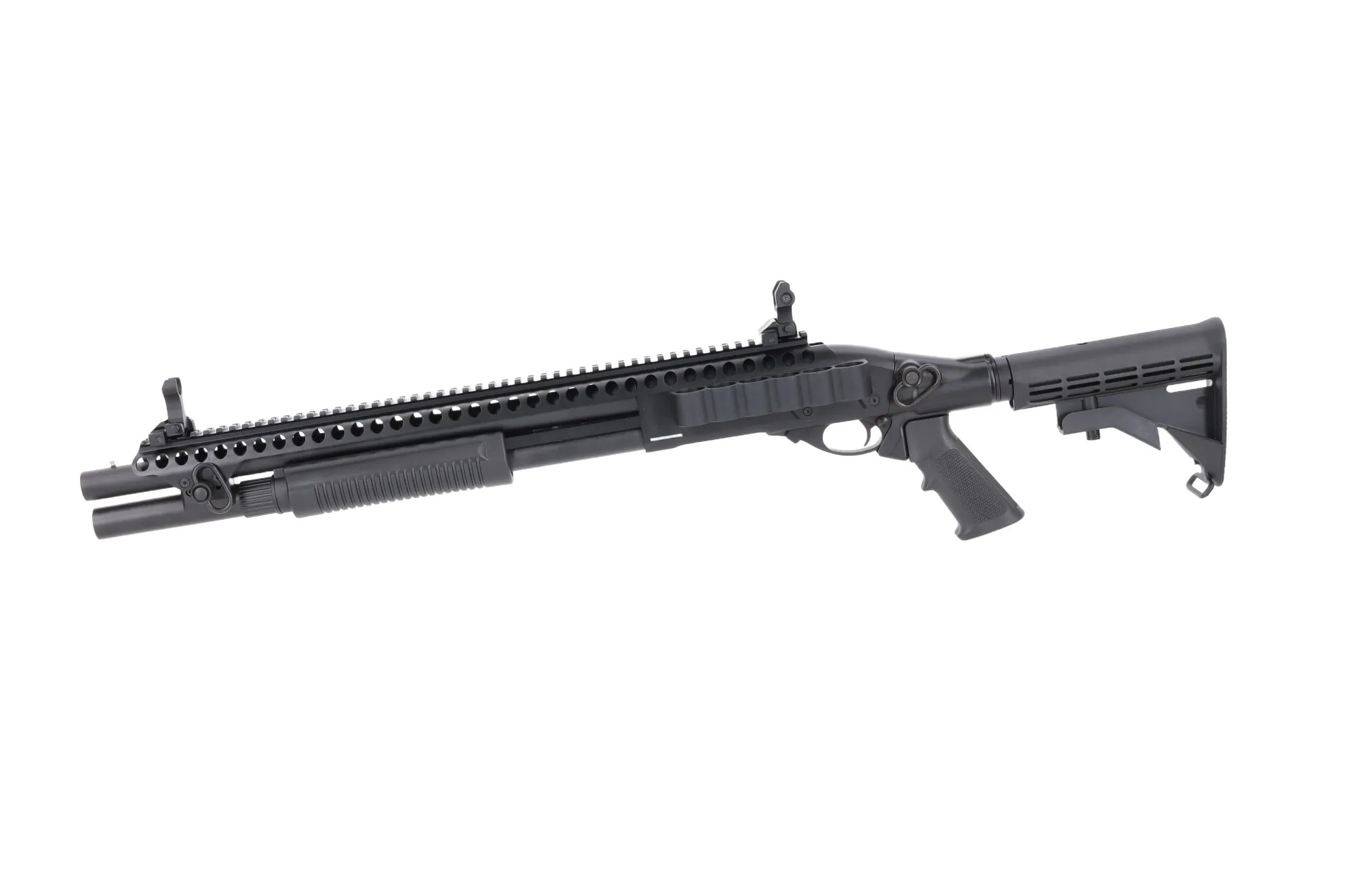 SA plynová brokovnice SA-VGS7 VAPOR(TM) Tactical Rail – Černá