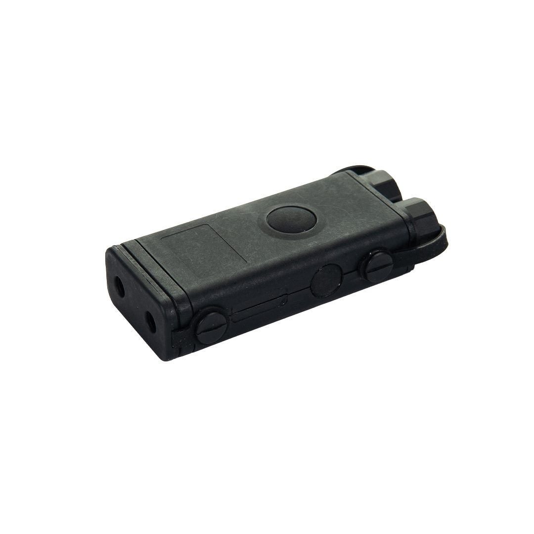 FMA AN/PEQ10 box (LED svítilna, červený laser), nylon - Černá