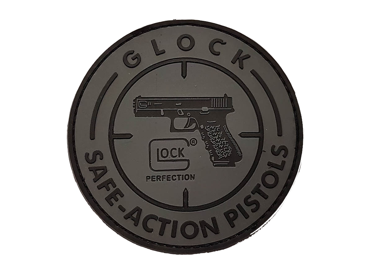 3D gumová nášivka GLOCK Patch - Šedá