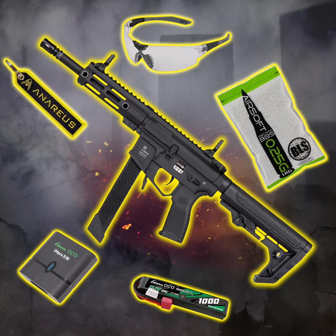 STARTER PACK set SA AR9 Light Ops Gen2 (SA-FX01 FLEX(TM) HAL(TM) ETU(TM)) – Černá
