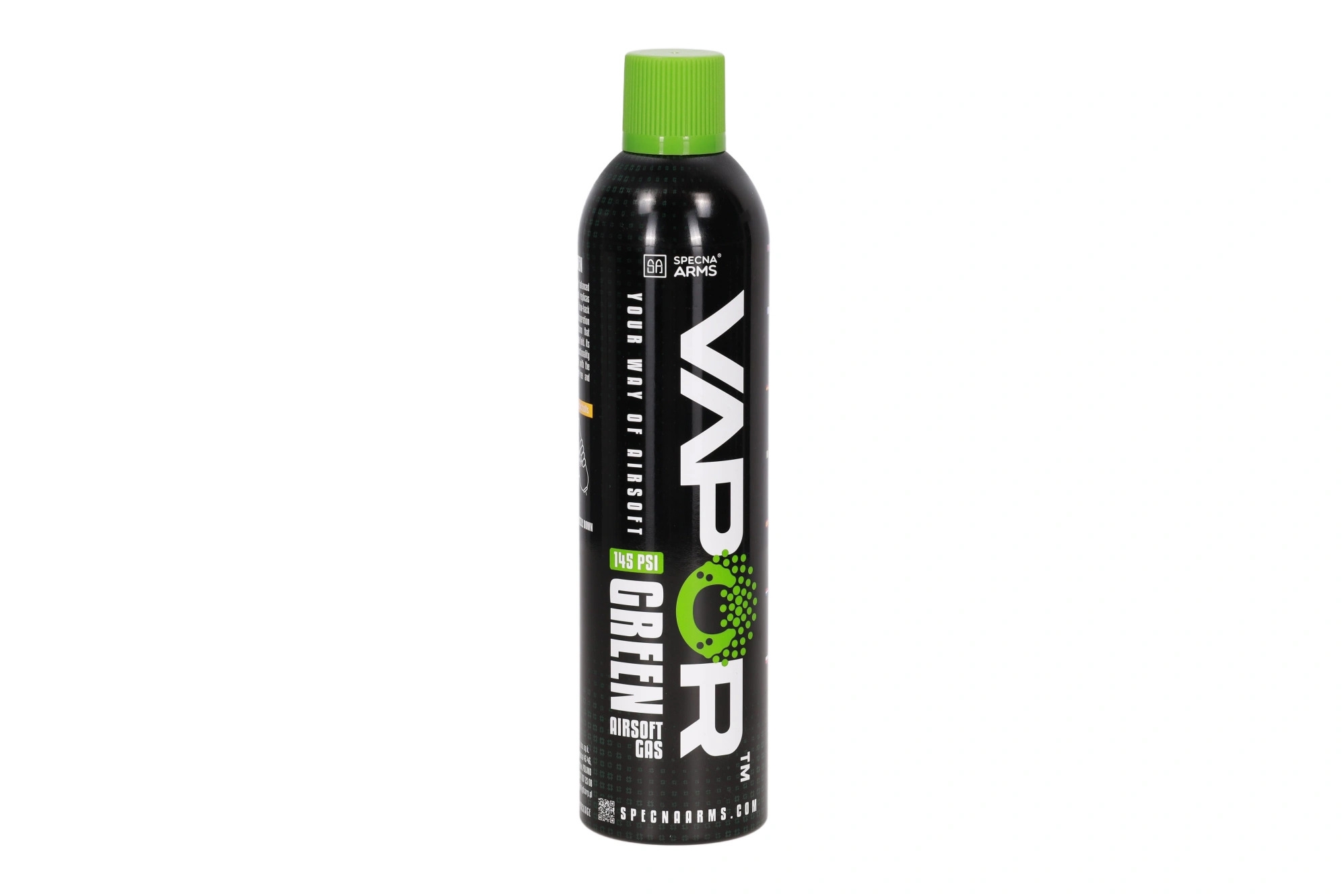SA airsoftový plyn VAPOR(TM) Green Gas 145 PSI (600 ml) - Zelená