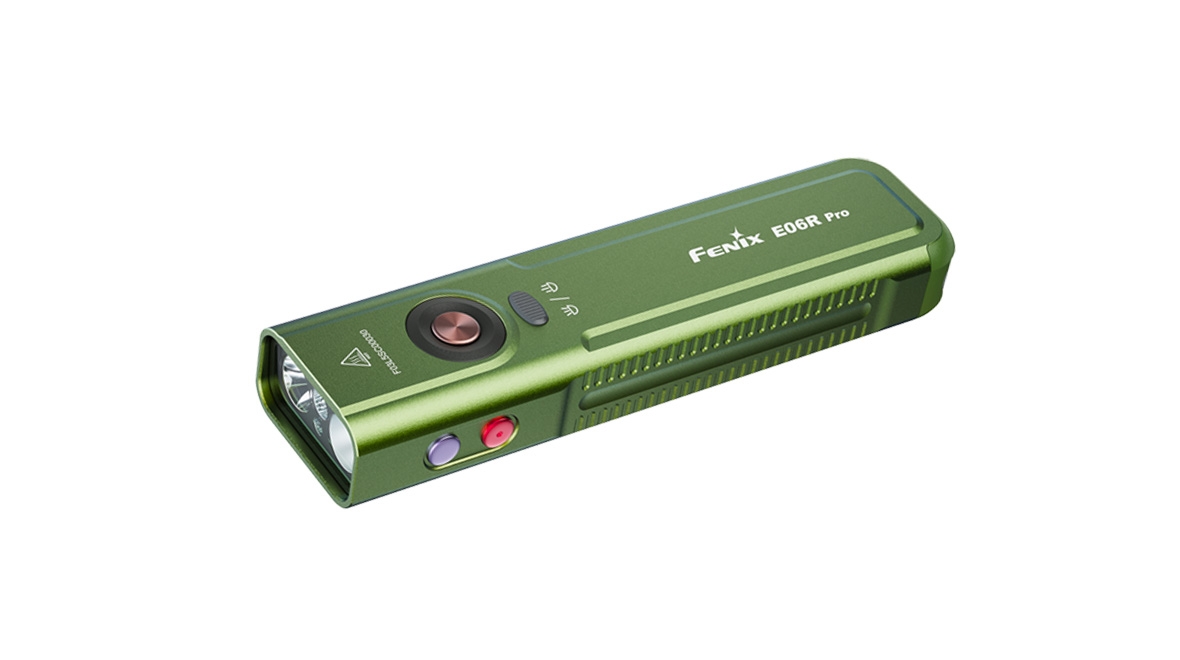 FENIX nabíjecí EDC svítilna E06R PRO 1600 lm – Zelená