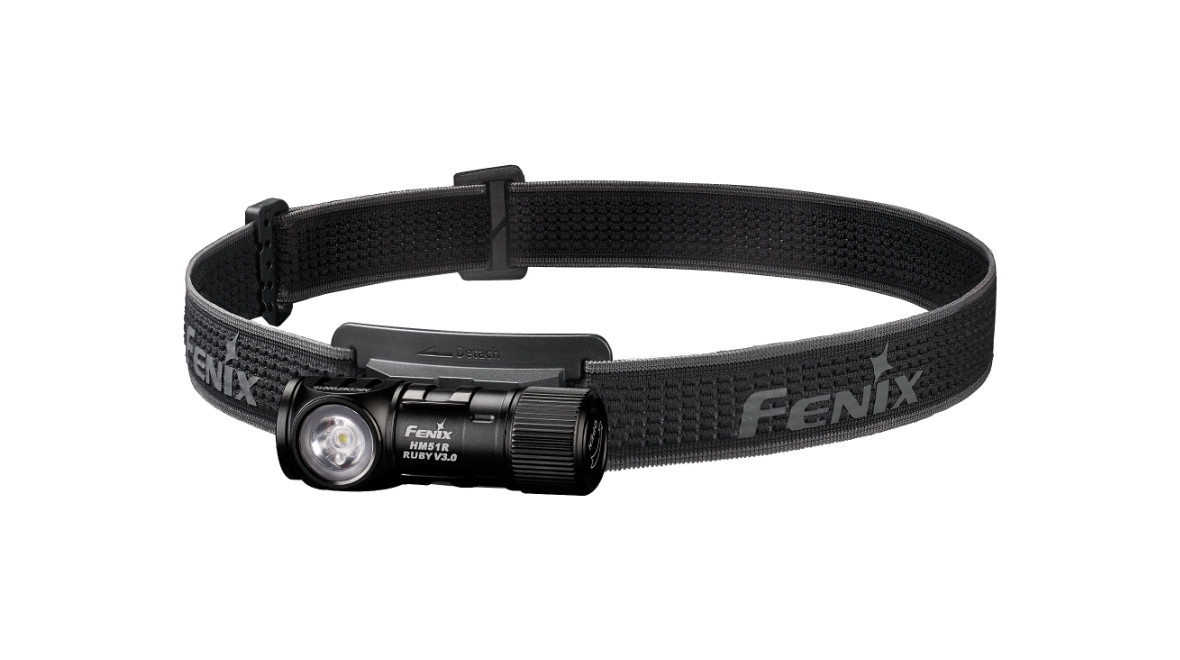 FENIX nabíjecí čelovka HM51R Ruby V3.0, 860 lm - Černá AČR