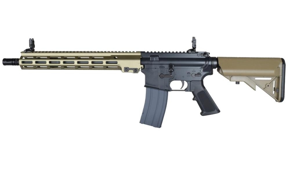 CYMA airsoftová puška MK16 URG-I 13.5" CGS GBBR - Černá / písková