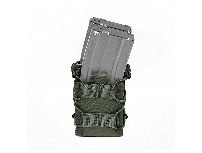 Warrior Assault Systems WAS MOLLE sumka QUICK MAG na 2 puškové zásobníky – Zelená