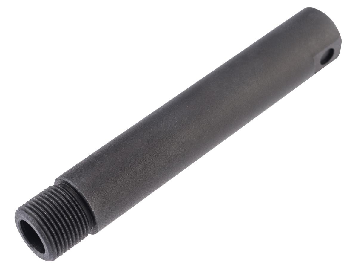 Lambda Defence CNC hliníková vnější hlaveň GHM9 GBB (krátká, 90 mm) - Černá