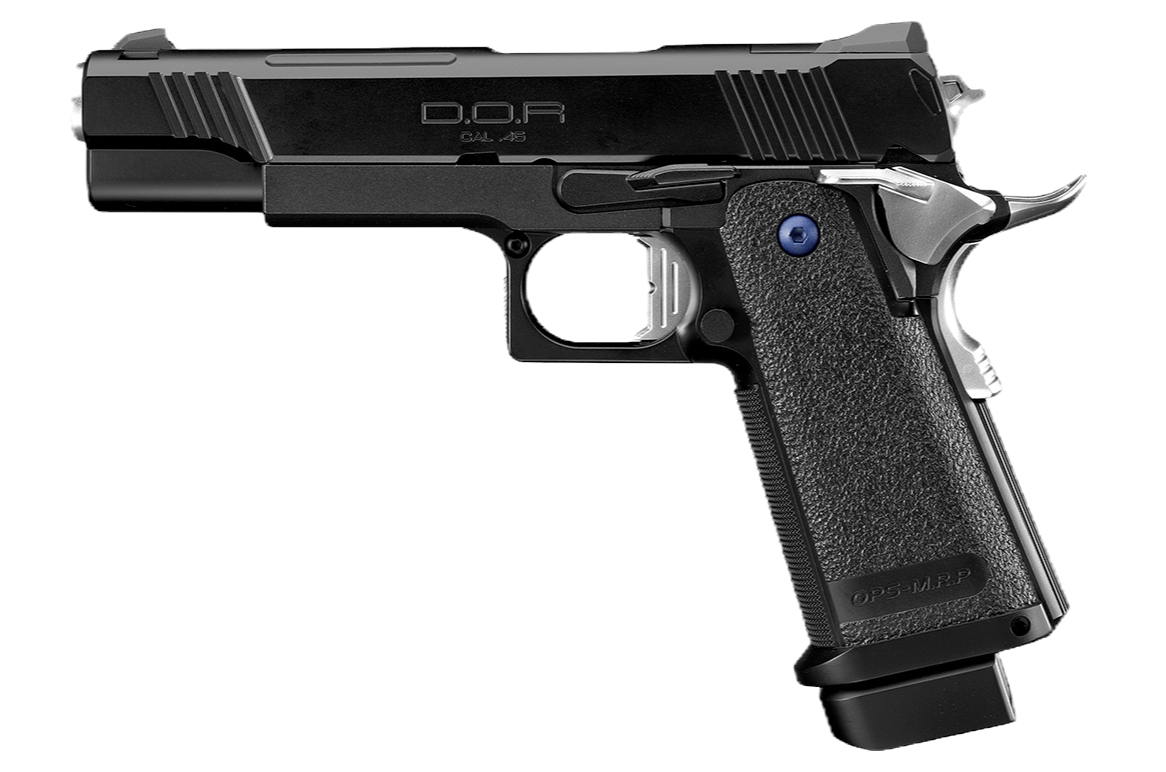 TM plynová pistole Hi-Capa D.O.R. GBB R-Series (pro děti 14 plus ) – Černá