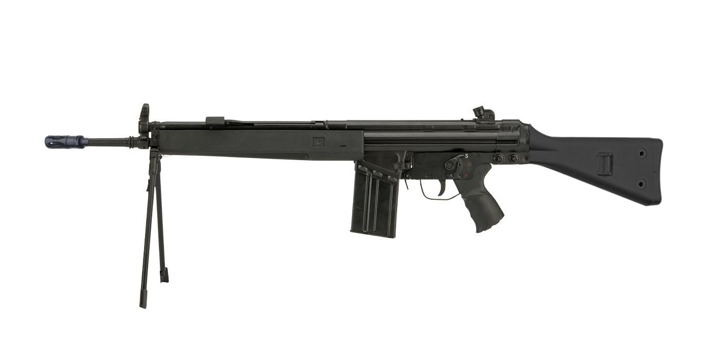 LCT airsoftová puška G3 SG1 (LC-SG1) – Černá