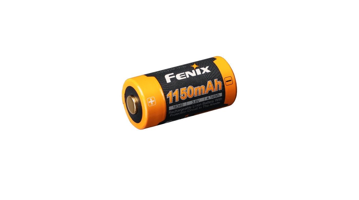 FENIX dobíjecí Li-ion baterie RCR123A 3,6V - 1150 mAh