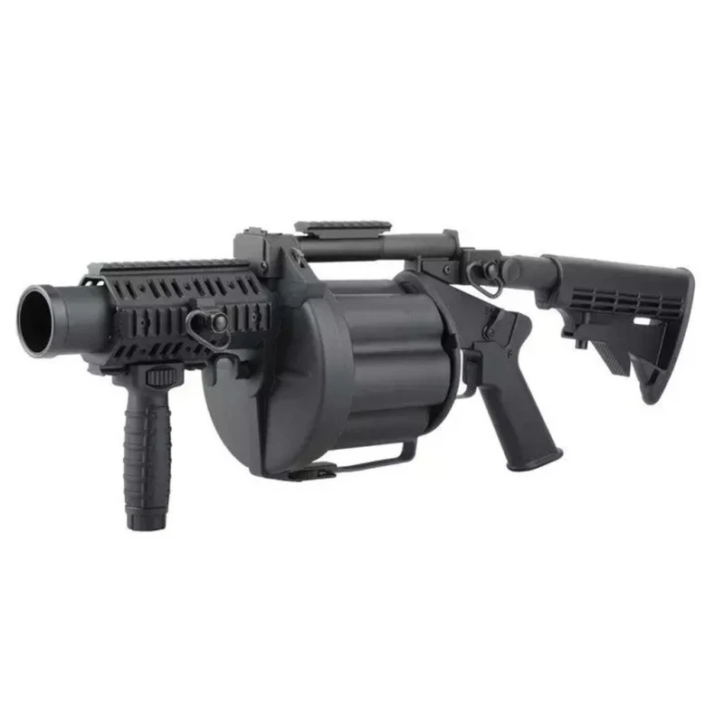 ICS - ICS AGX-GLM 6-Round Airsoft 40mm Grenade Launcher – Bl | ANAREUS