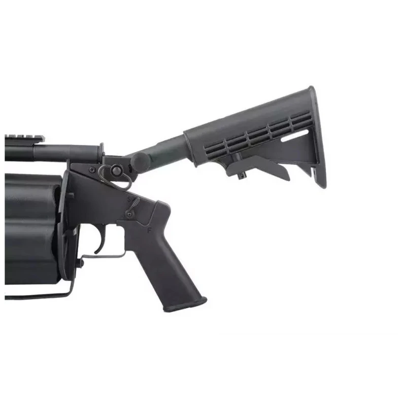 ICS - ICS AGX-GLM 6-Round Airsoft 40mm Grenade Launcher – Bl | ANAREUS