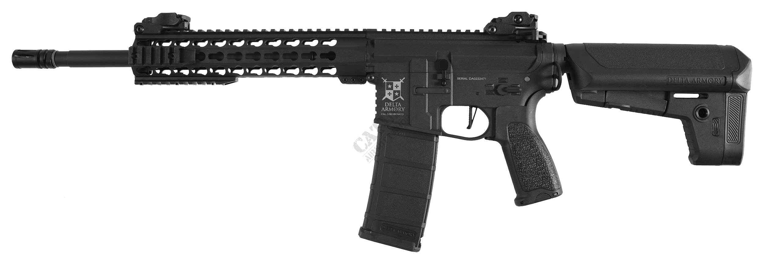 Delta Armory M4 / AR15 KeyMod 10" CHARLIE – Černá