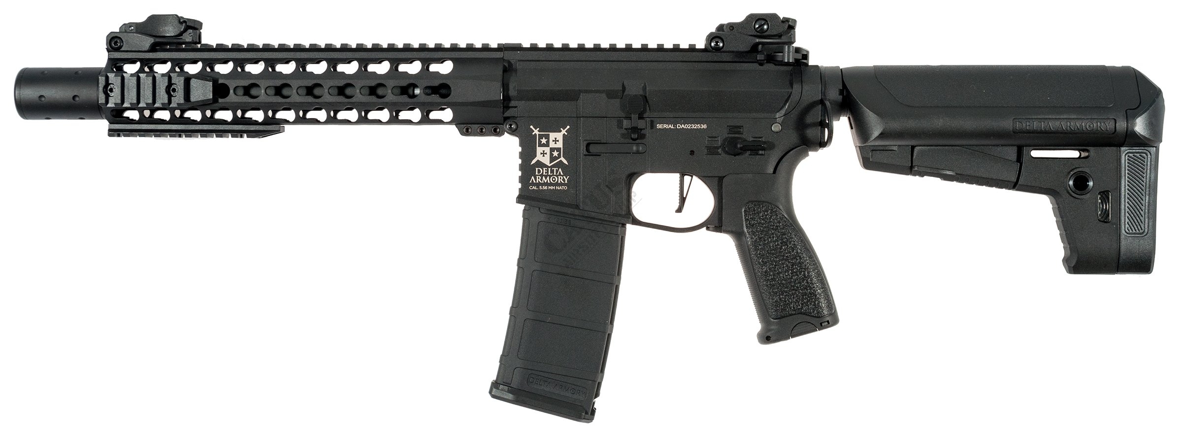 Delta Armory M4 / AR15 KeyMod 10" PREDATOR CHARLIE – Černá
