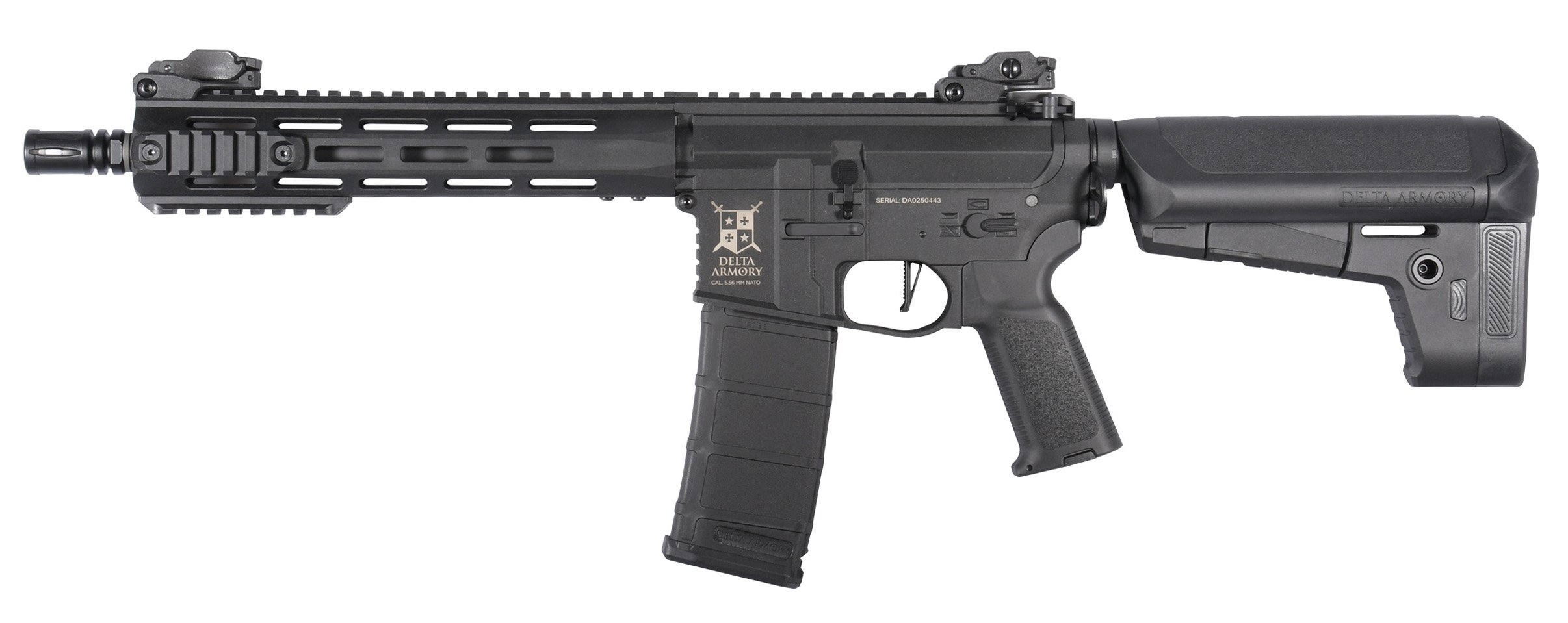 Delta Armory M4 / AR15 M-LOK 10" CHARLIE – Černá