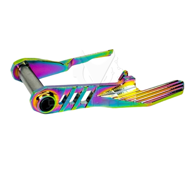 CTM CNC oboustranný záchyt závěru Hi-Capa – Electroplated Rainbow