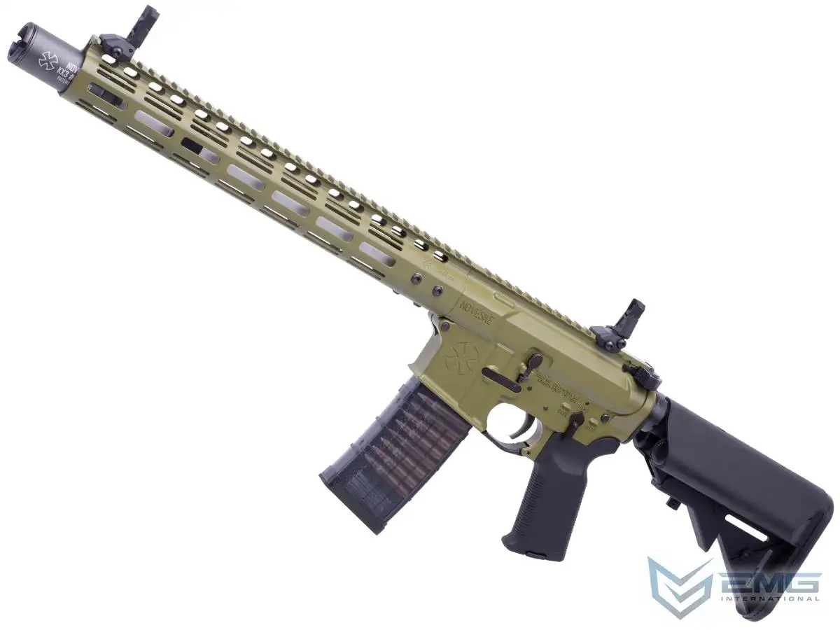 CYMA airsoftová puška Noveske N4 13.5 CGS GBBR – Zelená