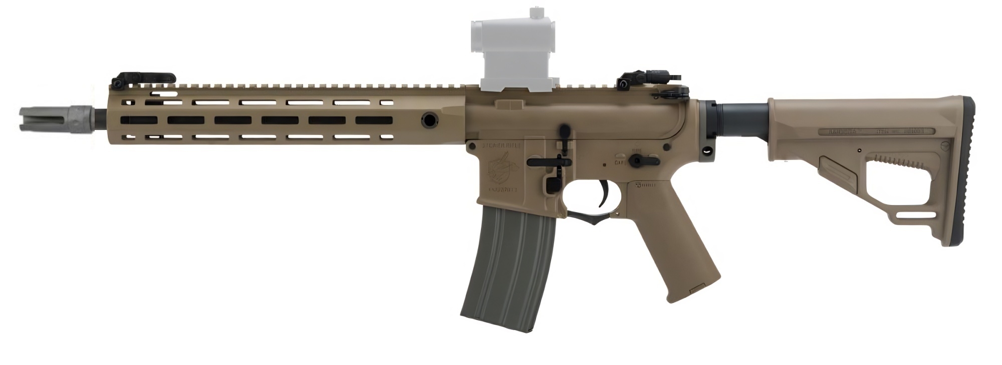 ARES airsoftová puška KAC SR-16E Mod2 M-LOK Carbine – Písková