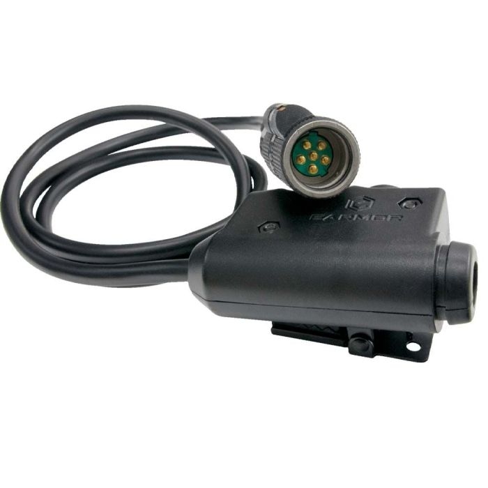 EARMOR M52 Military Version PTT spínač – NATO 6-pin