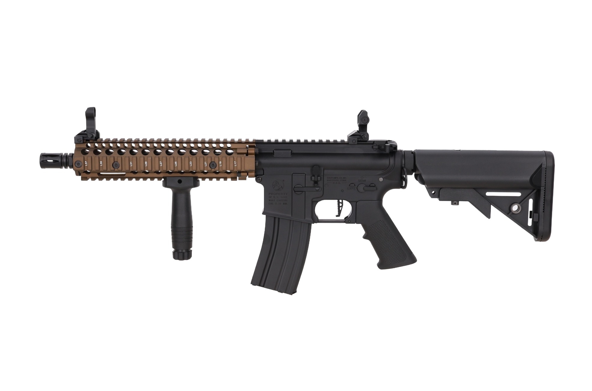 SA Colt x Daniel Defense(R) MK18 10.5" (SA-P19 PRIME(TM) BLDC(TM) ASTER II) – Chaos Bronze