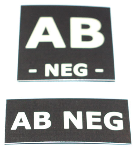 NONAME PROUD Patch "Krevní skupina AB Neg"