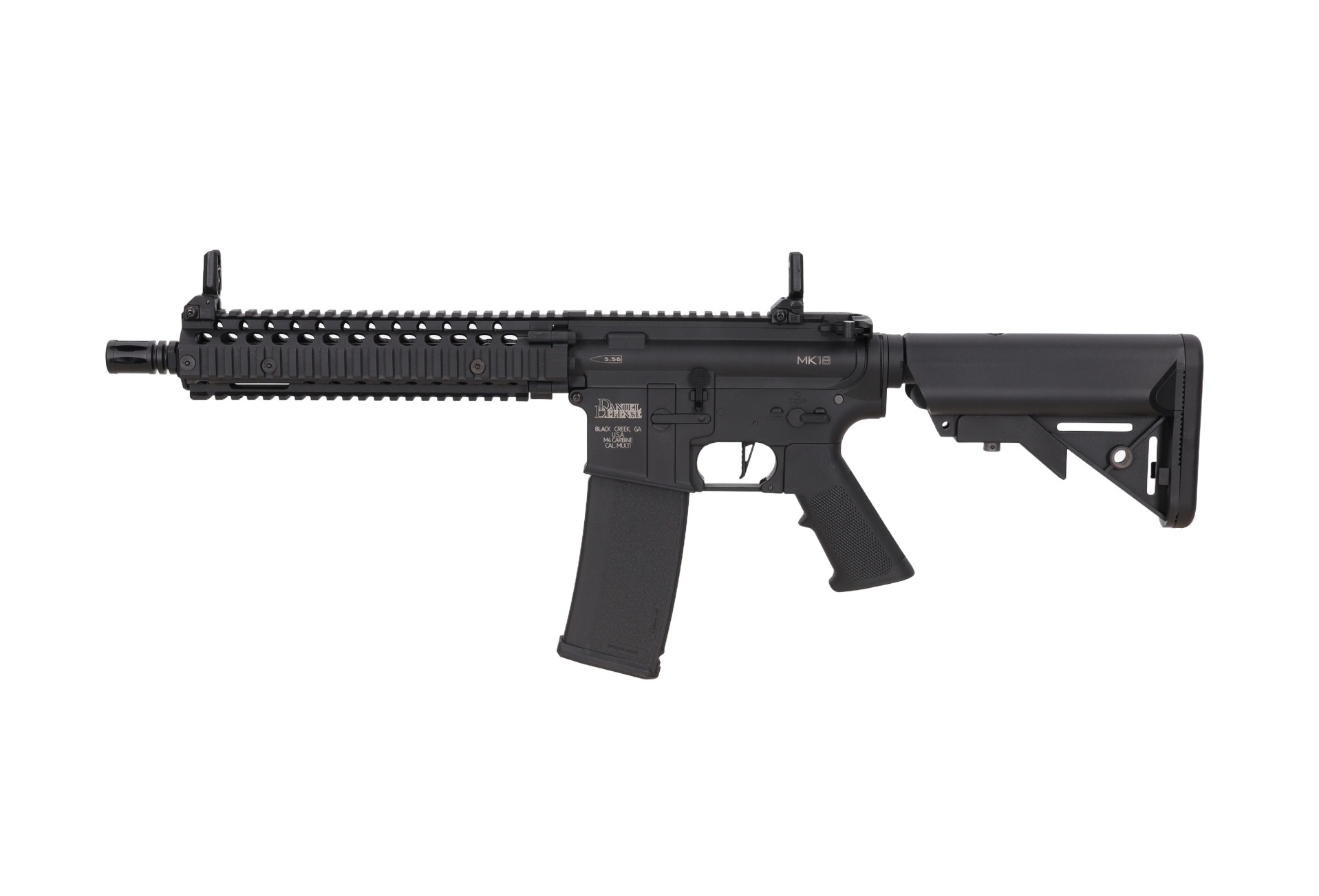 SA Daniel Defense(R) MK18 10.5" Gen2 (SA-F19 FLEX(TM) HAL ETU(TM)) – Černá