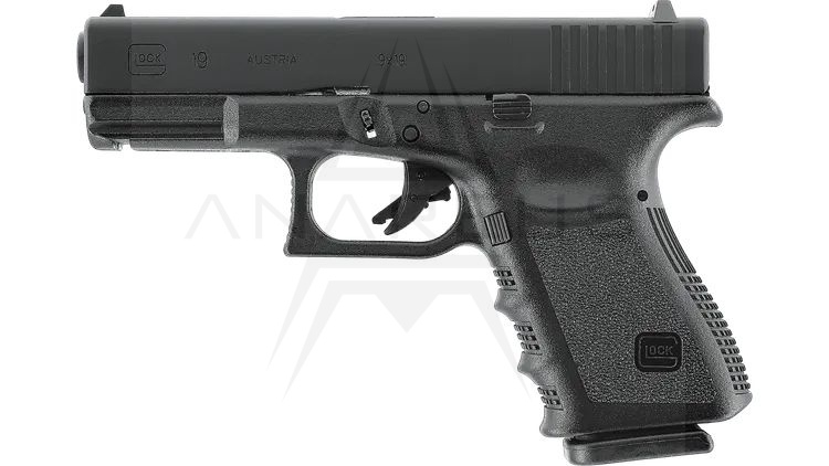 Umarex Glock 19 Gen3 GBB plynová pistole - Černá
